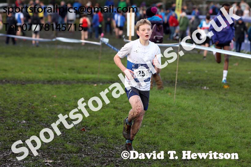Boys under-13s 2017 British Athletics Liverpool Cross Challenge, Sefton Park, Liverpool. Photo:  David T. Hewitson/Sports for All Pics